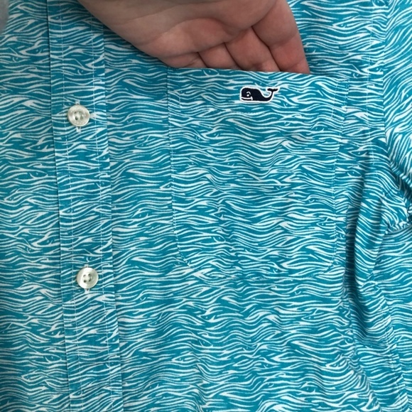 Vineyard Vines Mens Slim Fit Tucker Shirt XS Blue - Picture 6 of 13